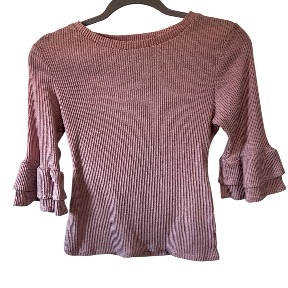 Eye Candy Pink Nell Sleeve Top Sz Large